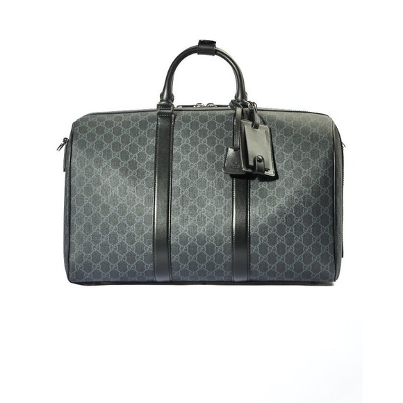 Gucci Handbags - Gucci Medium Gg Supreme Duffel Bag Black - vintage